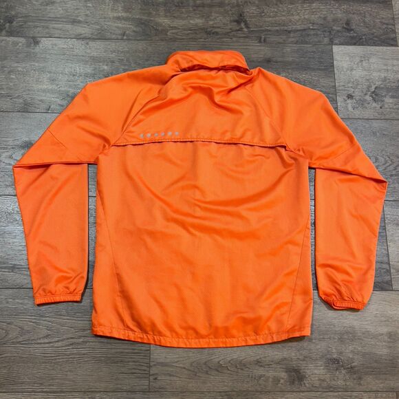 Vintage Y2K Gray Tag Nike FitStorm Full Zip Windbreaker Orange - Men's Medium - Picture 7 of 11